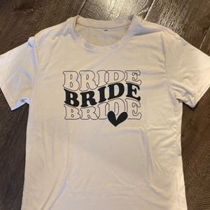 Cream Bride T Shirt